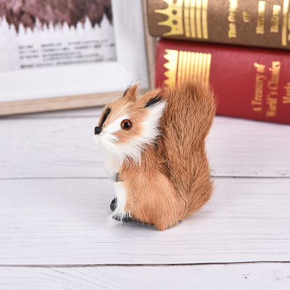 Realistic Fake Squirrel Plush Garden & Home Decor by HitMyNeed