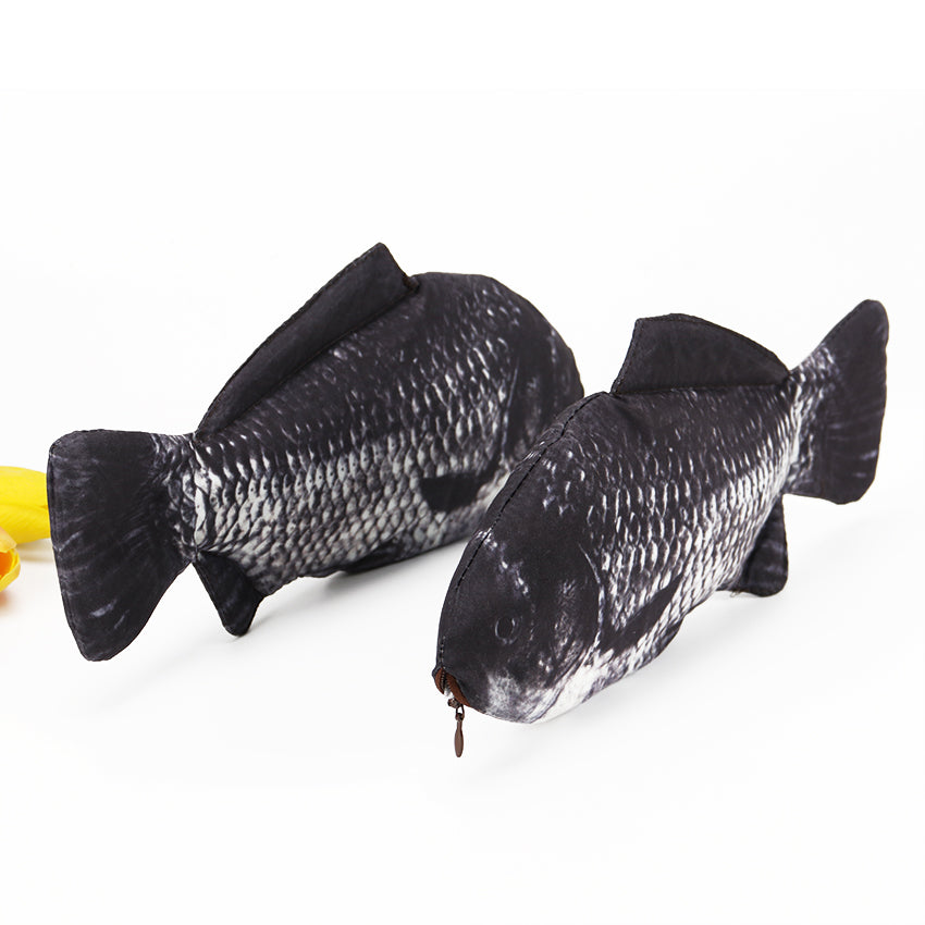 Realistic Fish Pencil Case Nylon Pen Pouch by HitMyNeed
