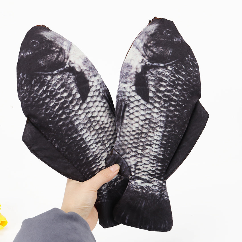 Realistic Fish Pencil Case Nylon Pen Pouch by HitMyNeed
