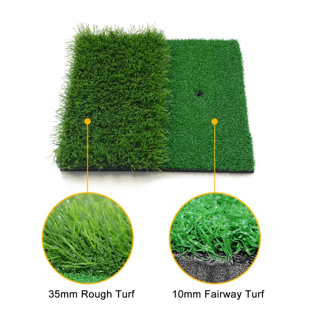 Realistic Grass Turf Golf Practice Mat by HitMyNeed
