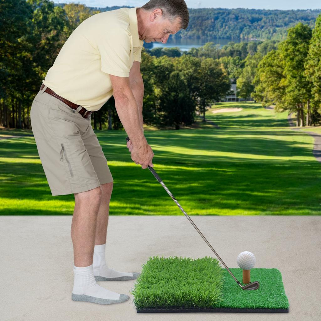 Realistic Grass Turf Golf Practice Mat by HitMyNeed