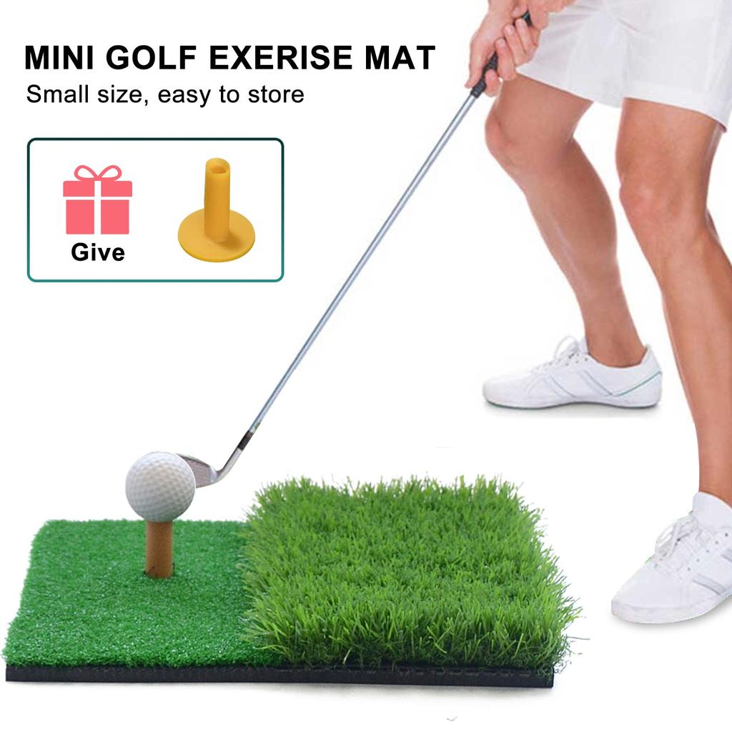 Realistic Grass Turf Golf Practice Mat by HitMyNeed