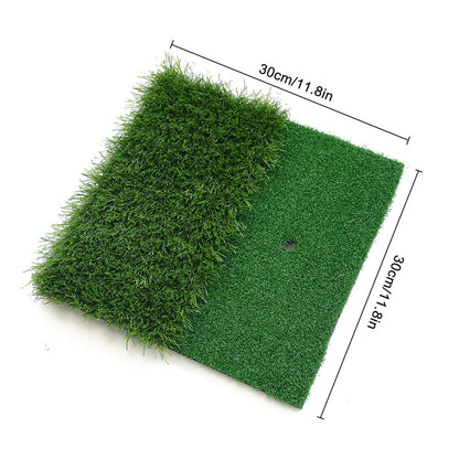 Realistic Grass Turf Golf Practice Mat by HitMyNeed