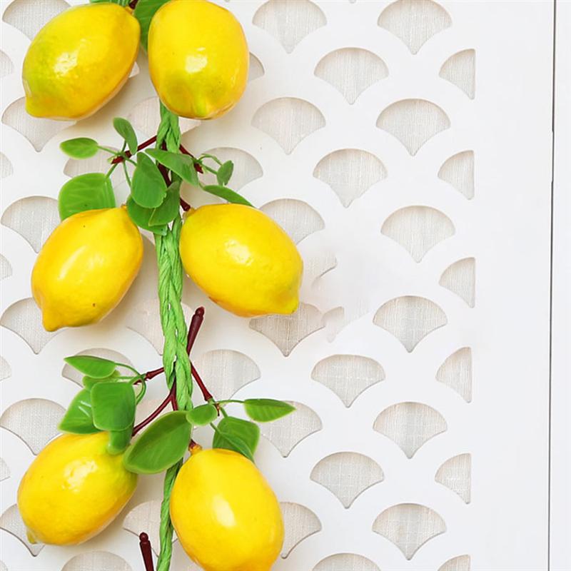 Realistic Hanging Faux Lemon String Decor (2pcs) by HitMyNeed