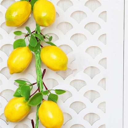 Realistic Hanging Faux Lemon String Decor (2pcs) by HitMyNeed
