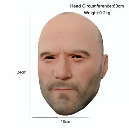Realistic Jason Statham & Vin Diesel Latex Full Head Mask by HitMyNeed