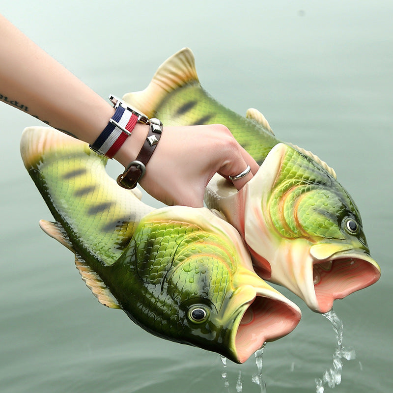 Realistic Novelty Fish Sandals for Men and Women by HitMyNeed