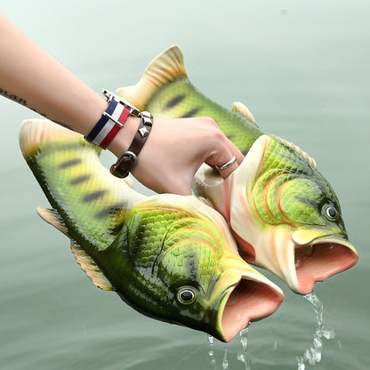 Realistic Novelty Fish Sandals for Men and Women by HitMyNeed