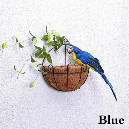 Realistic Parrot Home Decor Ornament blue 25-cm by HitMyNeed