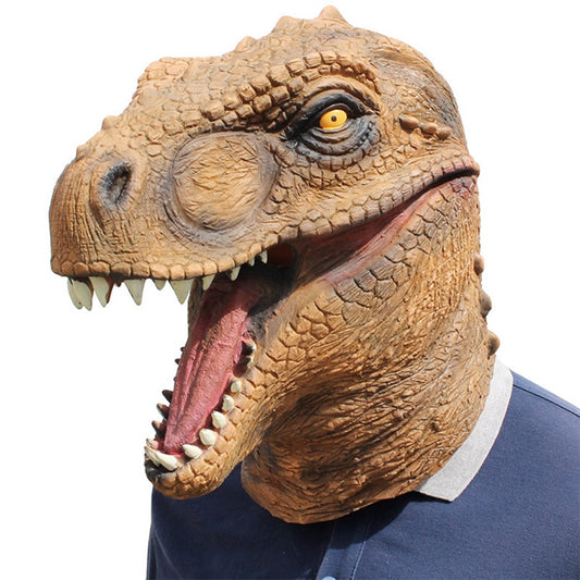Realistic T-Rex Dinosaur Latex Mask Costume by HitMyNeed