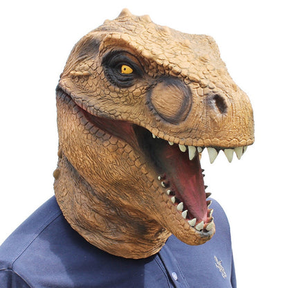 Realistic T-Rex Dinosaur Latex Mask Costume by HitMyNeed