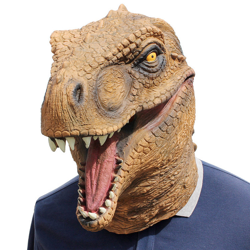 Realistic T-Rex Dinosaur Latex Mask Costume by HitMyNeed
