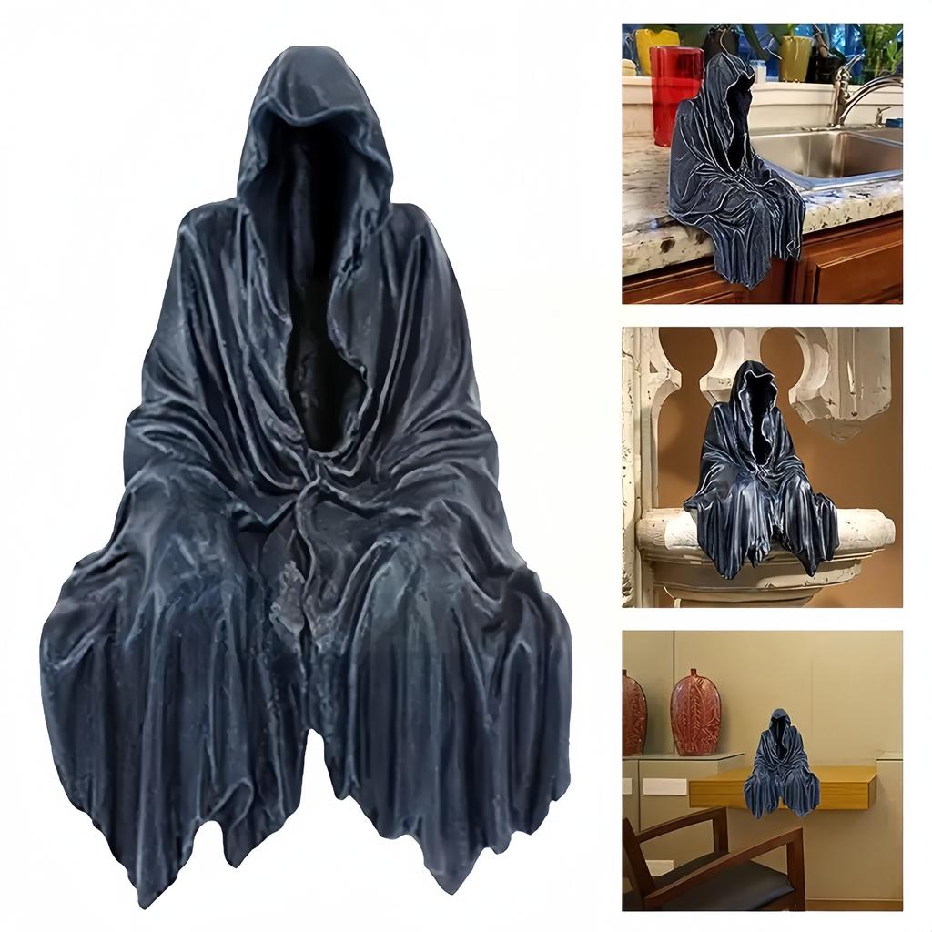 Reaping Solace Creeper Reaper Sitting Statue by HitMyNeed
