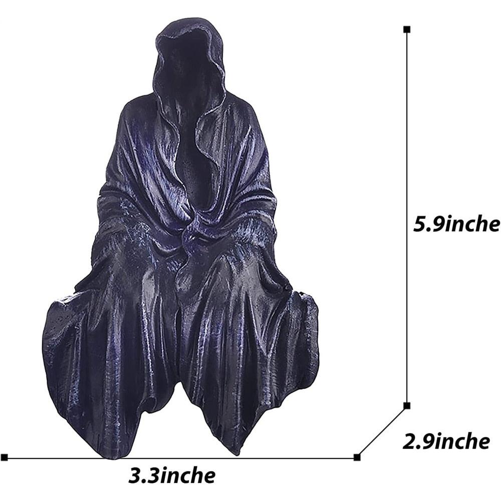 Reaping Solace Creeper Reaper Sitting Statue by HitMyNeed