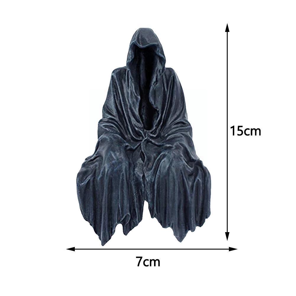 Reaping Solace Gothic Reaper Sitting Resin Statue by HitMyNeed