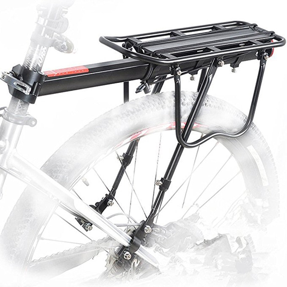 Rear Bike Rack Luggage Carrier with Reflector by HitMyNeed