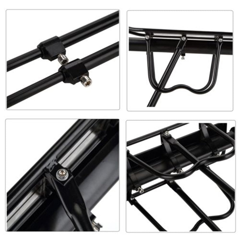 Rear Bike Rack Luggage Carrier with Reflector by HitMyNeed