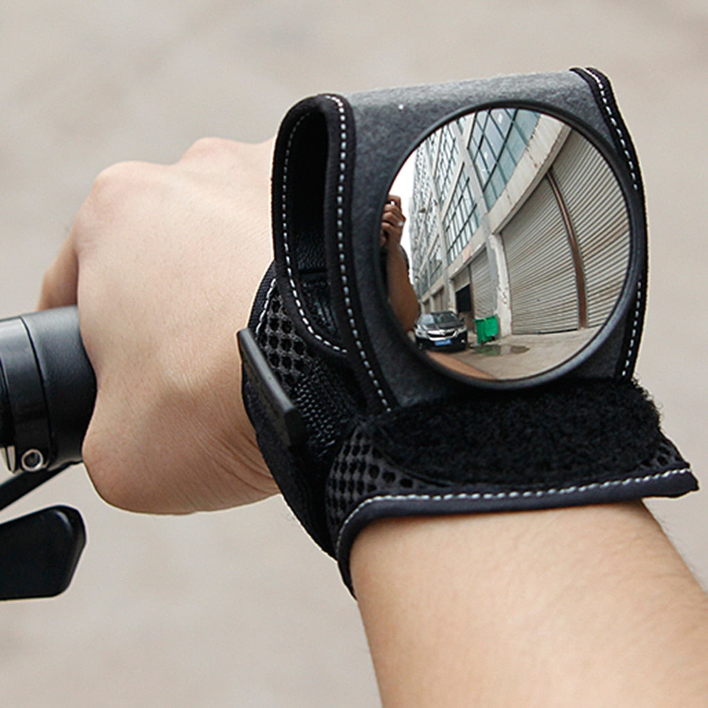 Rear View Bicycle Wrist Mirror for Safer Cycling by HitMyNeed