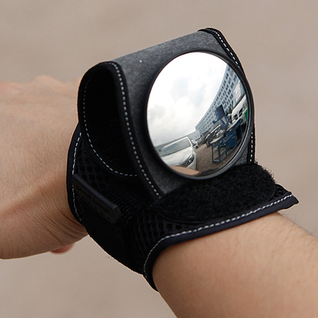 Rear View Bicycle Wrist Mirror for Safer Cycling by HitMyNeed