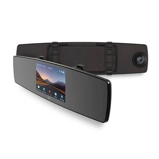 Rear View Mirror Dash Cam with Dual Front & Rear Camera by HitMyNeed