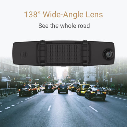 Rear View Mirror Dash Cam with Dual Front & Rear Camera by HitMyNeed