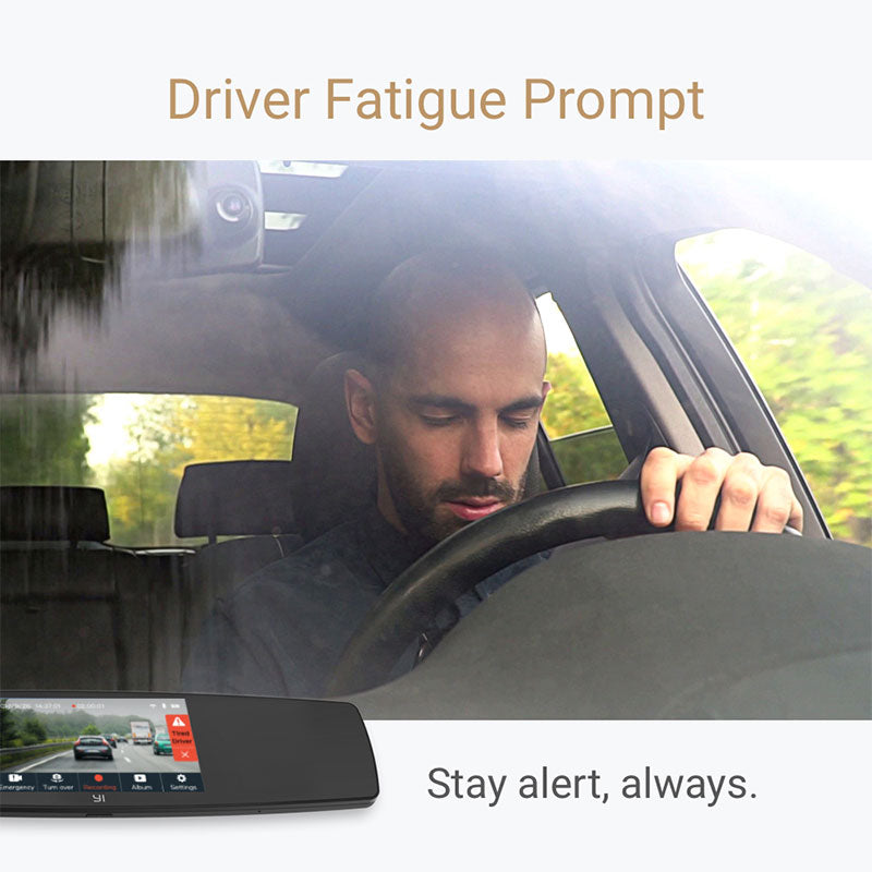Rear View Mirror Dash Cam with Dual Front & Rear Camera by HitMyNeed
