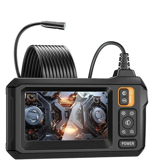 Rechargeable 1080P Industrial Endoscope Camera 4.3" 8mm-dual-lens 10m by HitMyNeed