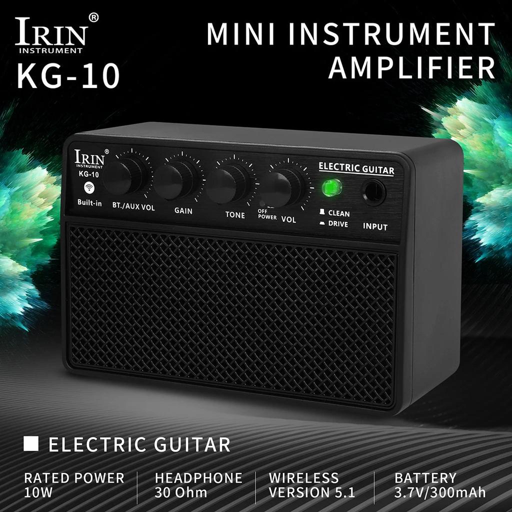 Rechargeable 10W Electric Guitar & Bass Amplifier by HitMyNeed