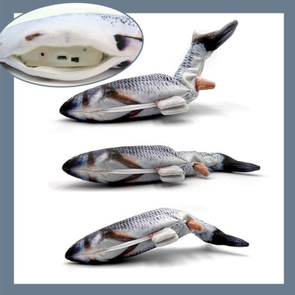 Rechargeable 3D Moving Electric Fish Cat Toy by HitMyNeed