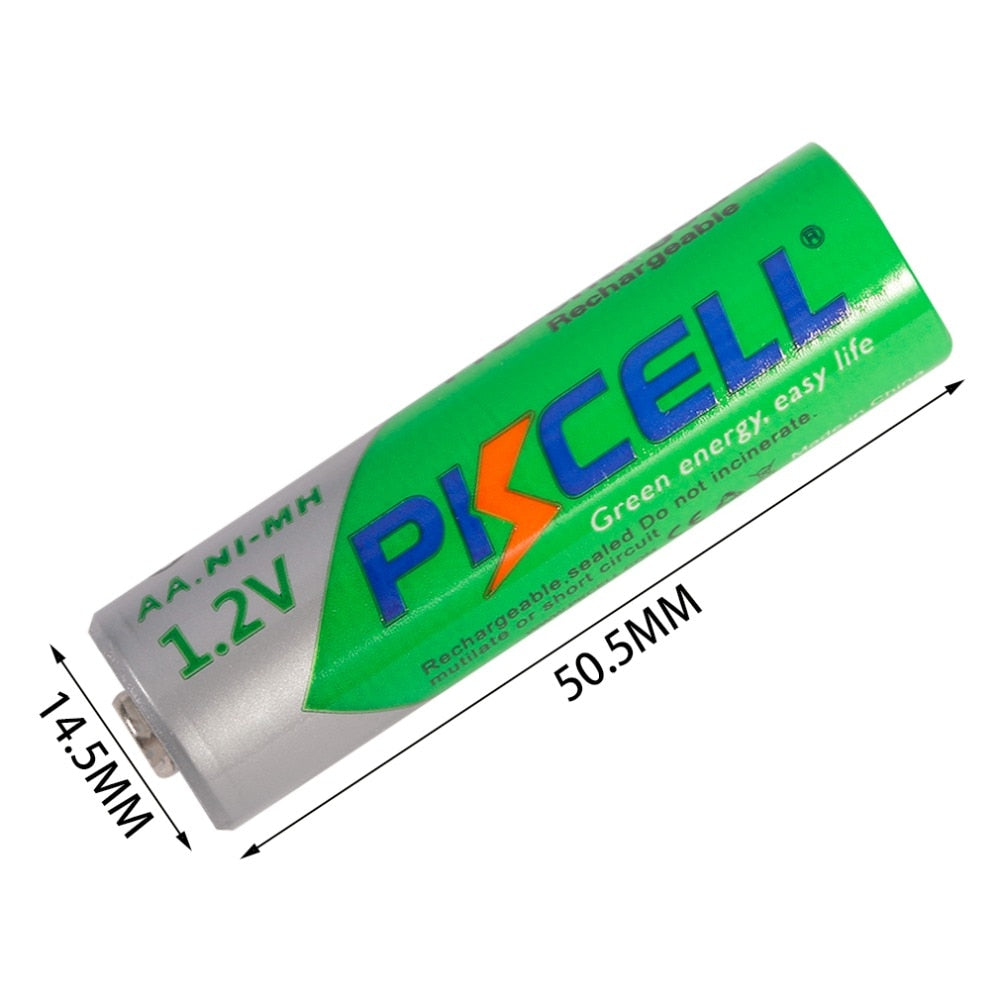 Rechargeable AA Batteries 2200mAh (Pack of 8) by HitMyNeed