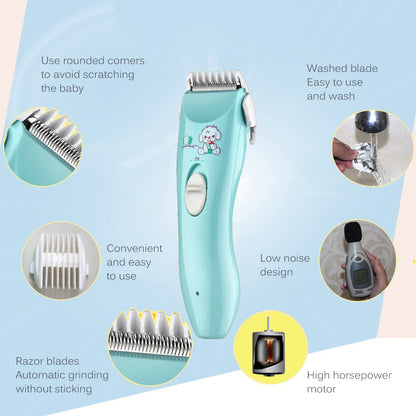 Rechargeable Baby Hair Trimmer with Safety Guard by HitMyNeed