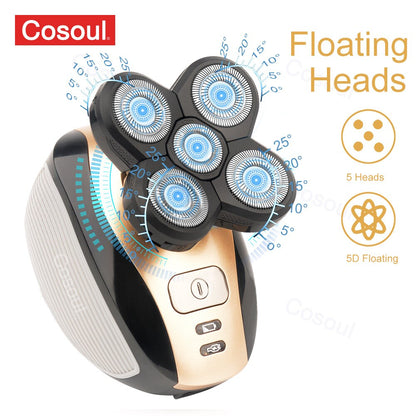 Rechargeable Bald Head & Body Electric Shaver for Men by HitMyNeed