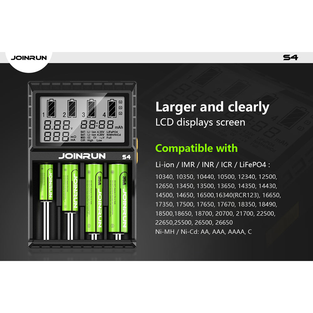 Rechargeable Battery Charger with LCD Display by HitMyNeed
