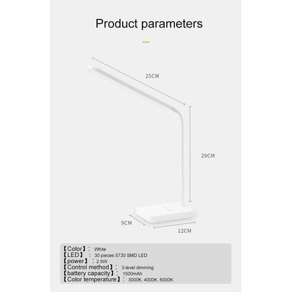 Rechargeable Battery Operated LED Table Lamp by HitMyNeed