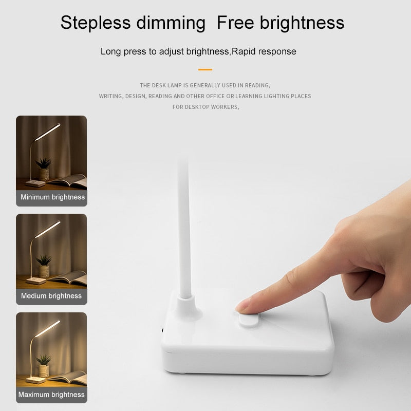 Rechargeable Battery Operated LED Table Lamp by HitMyNeed