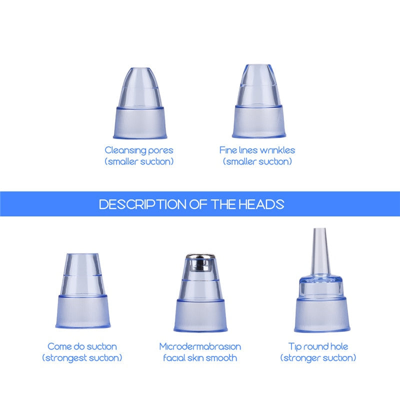 Rechargeable Blackhead Vacuum Pore Cleaner by HitMyNeed