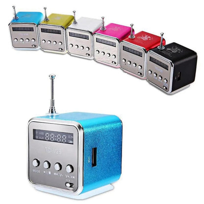 Rechargeable Bluetooth FM Portable Mini Radio by HitMyNeed