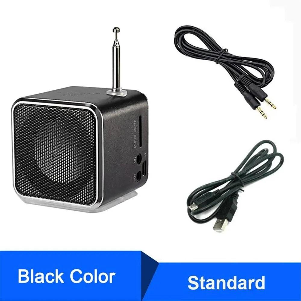 Rechargeable Bluetooth FM Portable Mini Radio by HitMyNeed