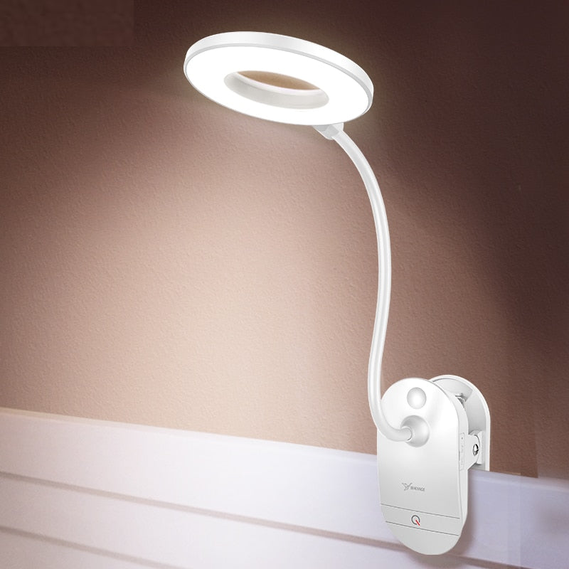 Rechargeable Clip-On Bed and Desk Reading Light by HitMyNeed