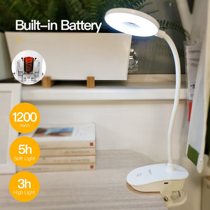 Rechargeable Clip-On Bed and Desk Reading Light by HitMyNeed