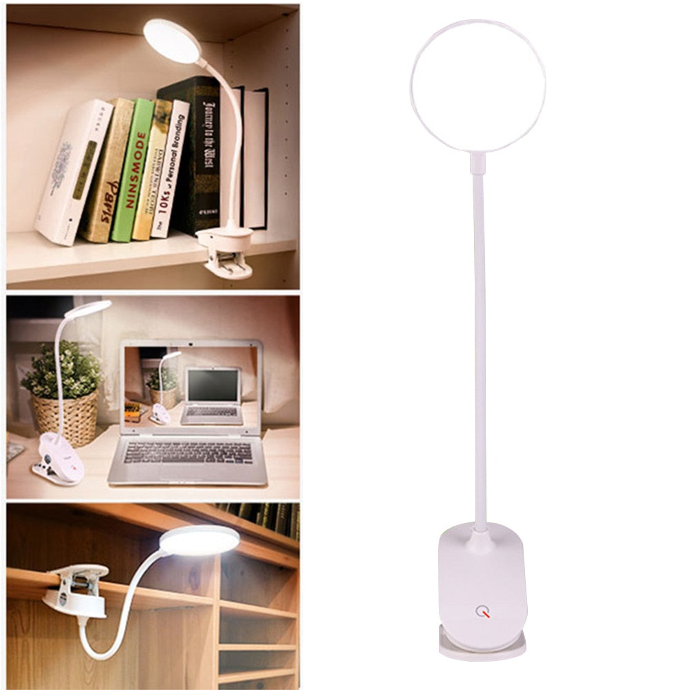 Rechargeable Clip On Bedside Reading Light by HitMyNeed