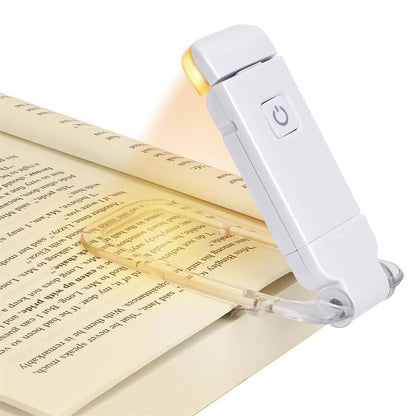 Rechargeable Clip-On Book Light with 9 Modes by HitMyNeed