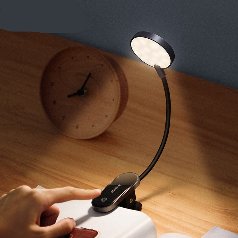 Rechargeable Clip-On Book Reading Light by HitMyNeed