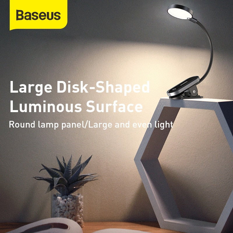 Rechargeable Clip-On Book Reading Light by HitMyNeed