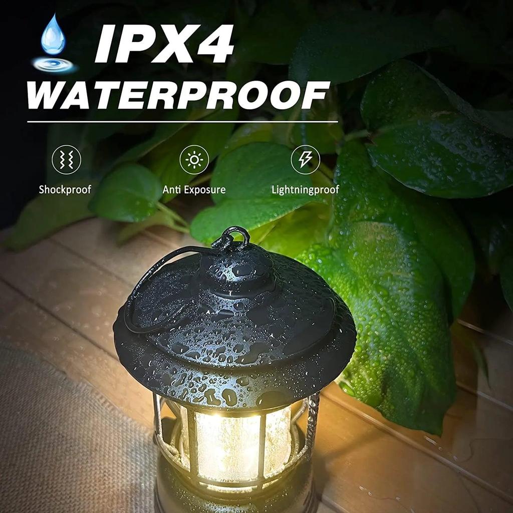 Rechargeable COB Camping Lantern with Stepless Dimming by HitMyNeed