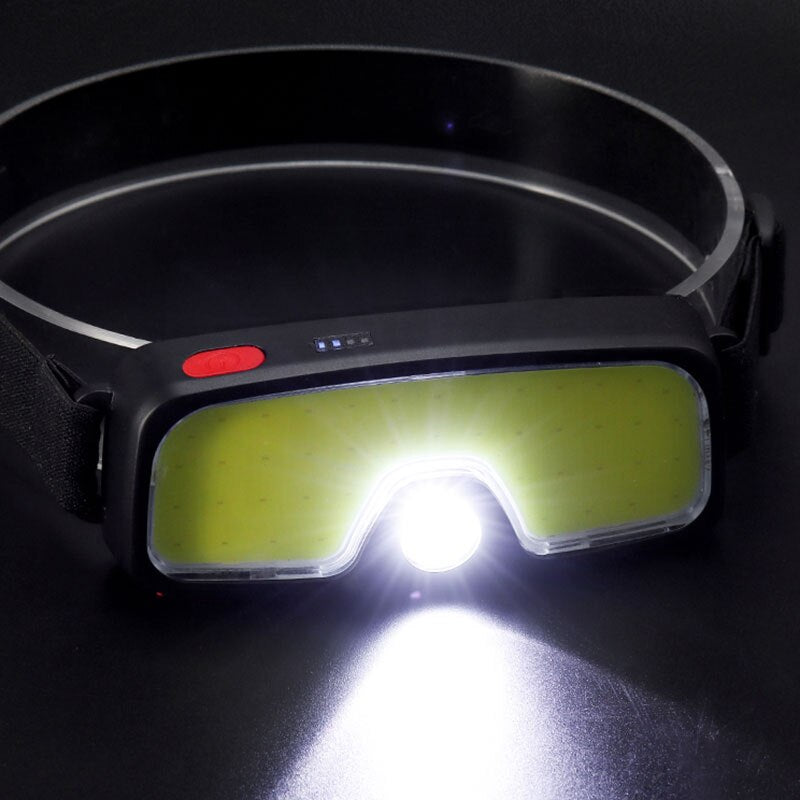 Rechargeable COB LED Headlamp IPX5 Waterproof by HitMyNeed