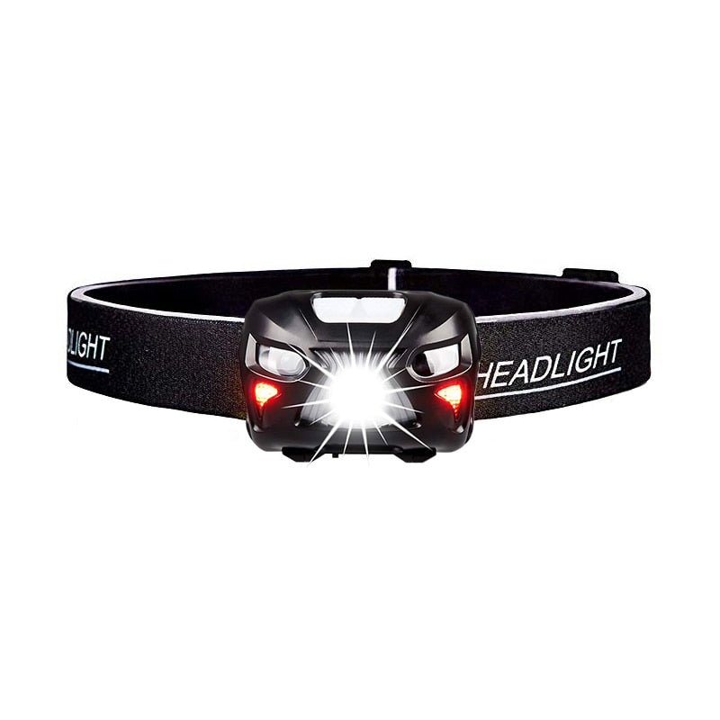 Rechargeable Compact Headlamp with 8 Light Modes by HitMyNeed