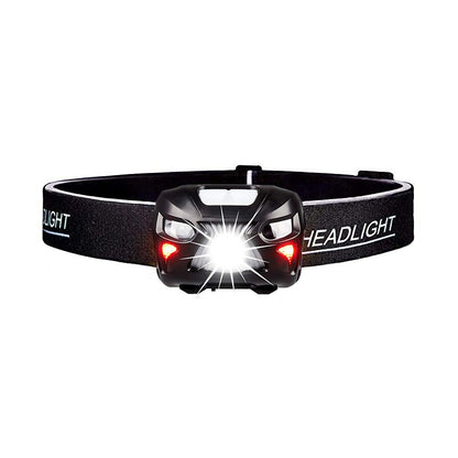 Rechargeable Compact Headlamp with 8 Light Modes by HitMyNeed