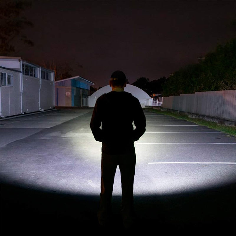 Rechargeable Compact Headlamp with 8 Light Modes by HitMyNeed