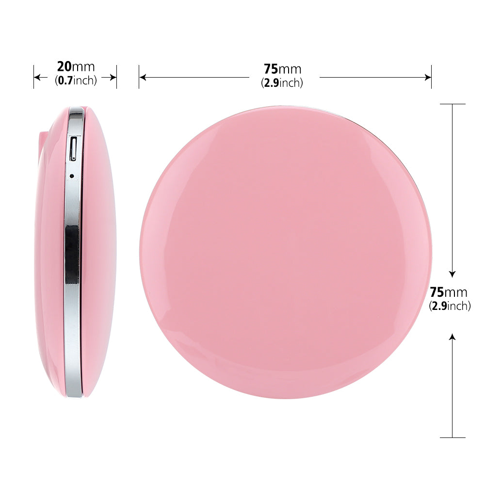 Rechargeable Compact LED Makeup Mirror by HitMyNeed